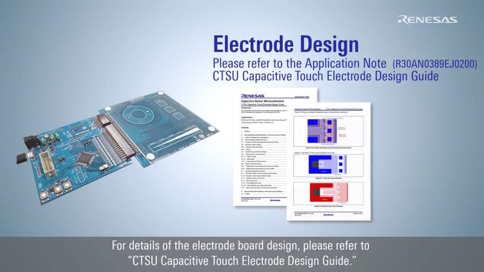 QE for Capacitive Touch Tutorial - Settings