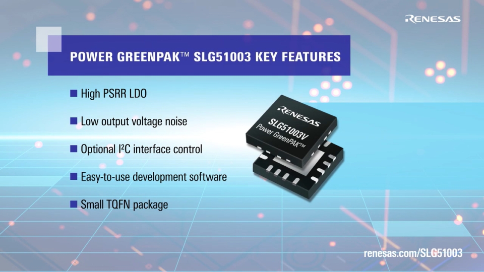SLG51003 Power GreenPAK Overview