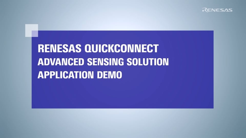 QuickConnect Advanced Sensing Solution Demo