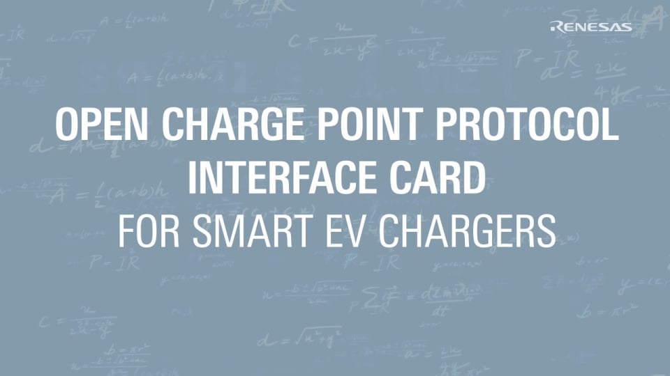 Open Charge Point Protocol Interface Card for Smart EV Chargers