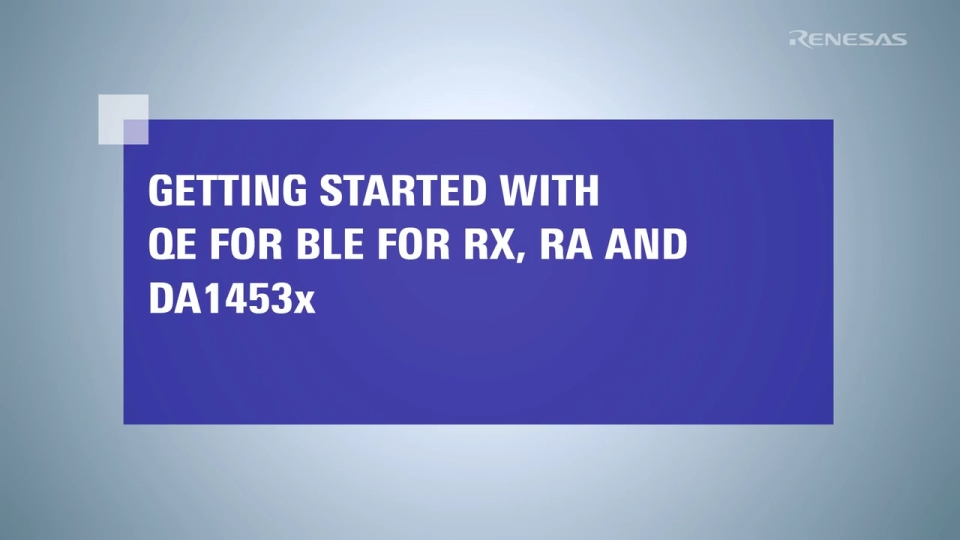 QE for BLE Tool Overview