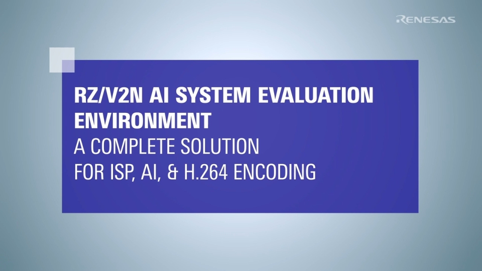RZ/V2N AI System Evaluation Environment Demo