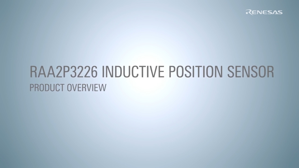 RAA2P3226 Inductive Position Sensor Product Overview