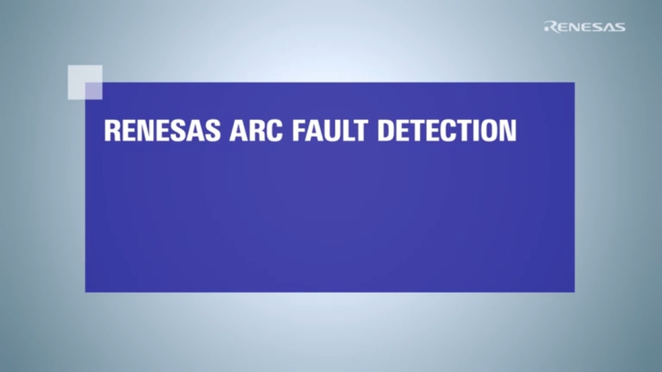 Arc Fault Detection Demo