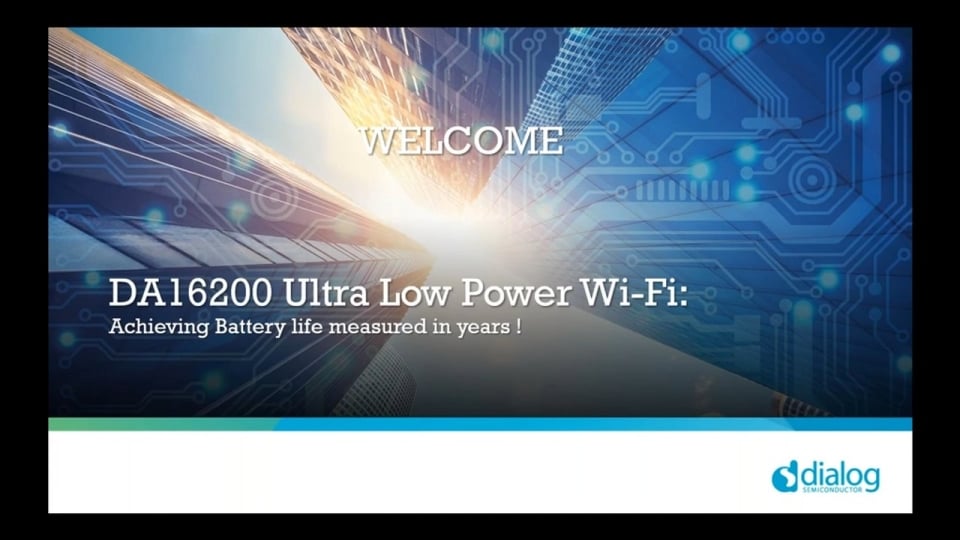 Renesas DA16200 Ultra-Low Power Wi-Fi: Battery Life Measured in Years