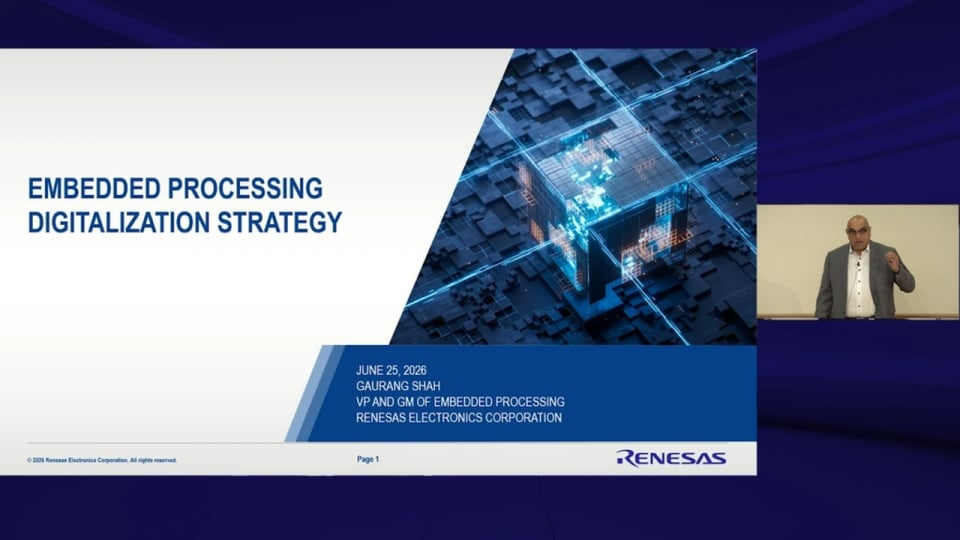 Embedded Processing & Digitalization Strategy / Intelligence at the Edge / AI Infra & Compute / Closing Remark - 2026 Capital Market Day (June 26, 2026)