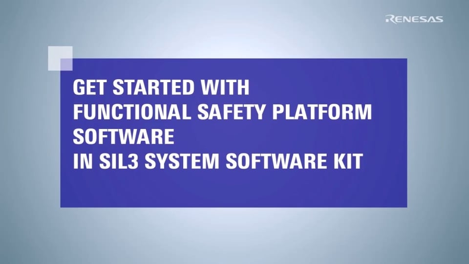 SIL3 System Software Kit: Functional Safety Platform Overview